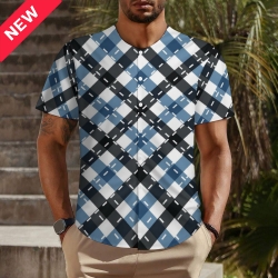 Men's Collarless Shirt LM018