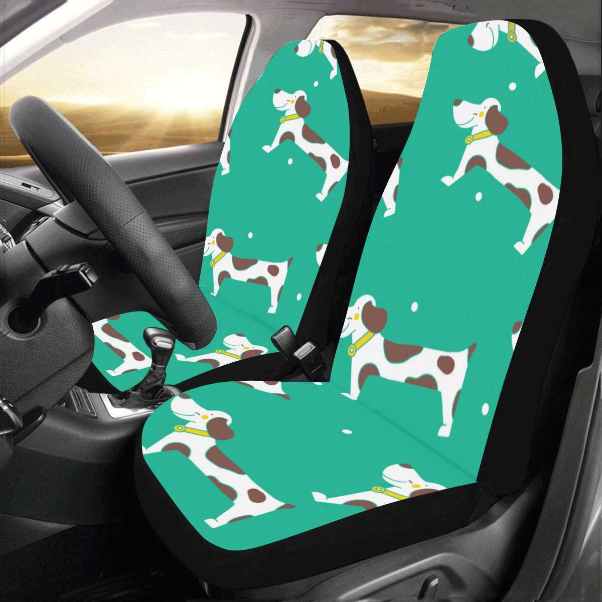 Custom Print Car Seat Covers (Set of 2) Design Your Own InterestPrint