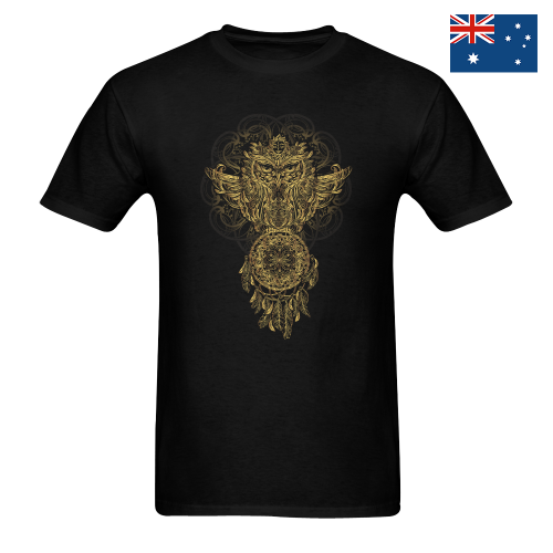 Custom Men's Casual T-shirt(USA Size)(Model T02) | Ships from Australia