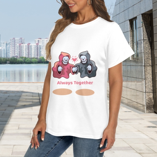 Women's T-shirt(USA Size)(Model T01)(One Side Printing)
