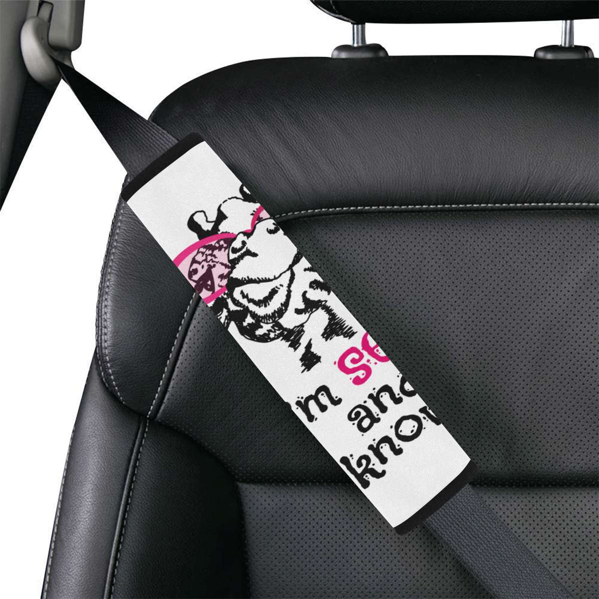 Custom Car Seat Belt Cover 7" x 12.6" Custom Print on Demand
