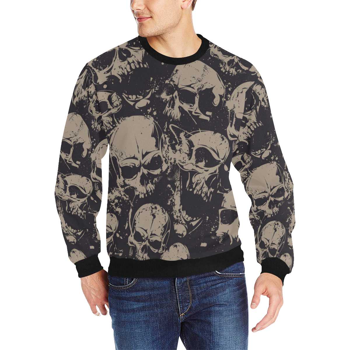 Custom All-Over Print Sweatshirt-InterestPrint