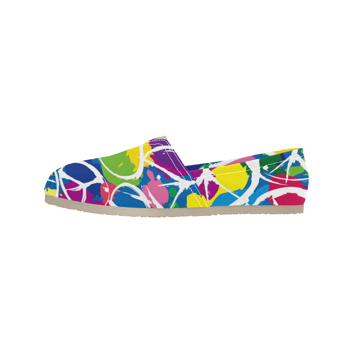 Edm Pineapple Print Women Canvas Slip On Shoes main image 0
