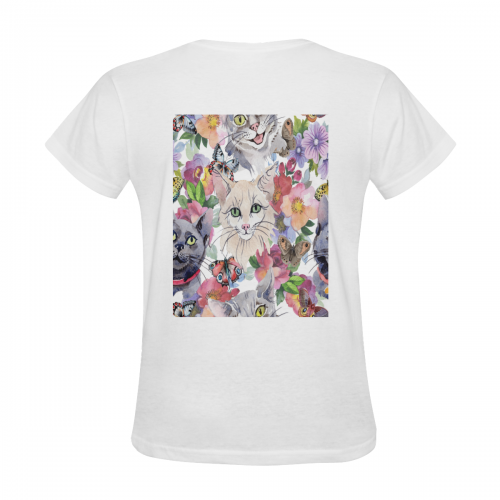 Women's T-shirt(USA Size)(ModelT01)(Made In AUS)(Two Sides Printing)