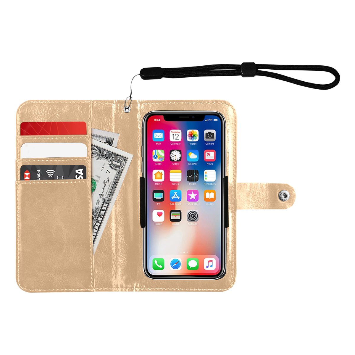 Custom Flip Leather Purse for Mobile PhoneSell Your Designs InterestPrint