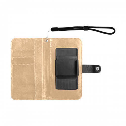 Flip Leather Purse for Mobile Phone(Model1704)(Small)
