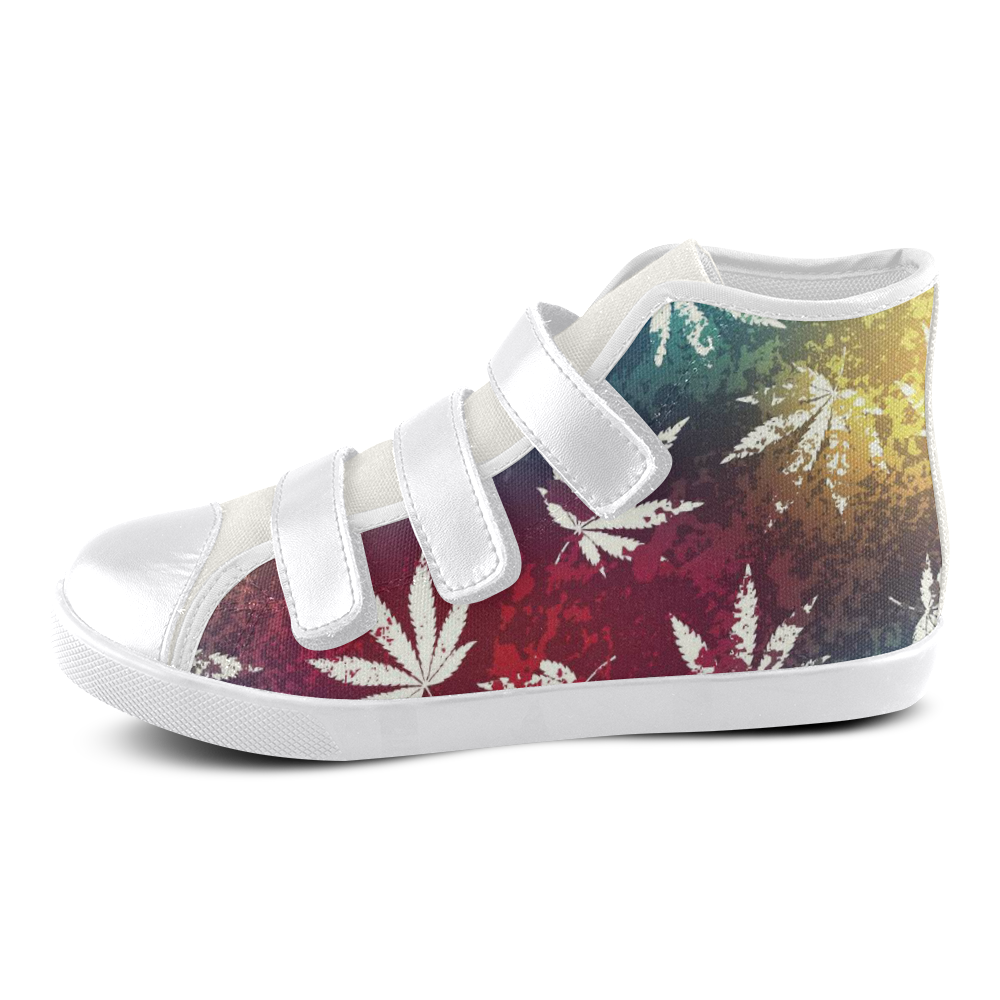 canvas shoes with velcro fastening