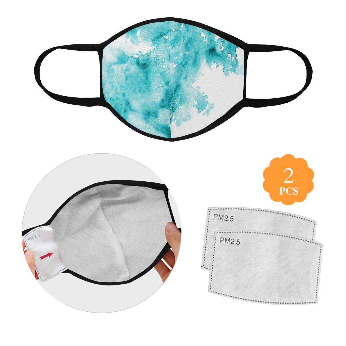 Cotton Fabric Dust Cover(ModelM03)(2 PCS Filters Included)