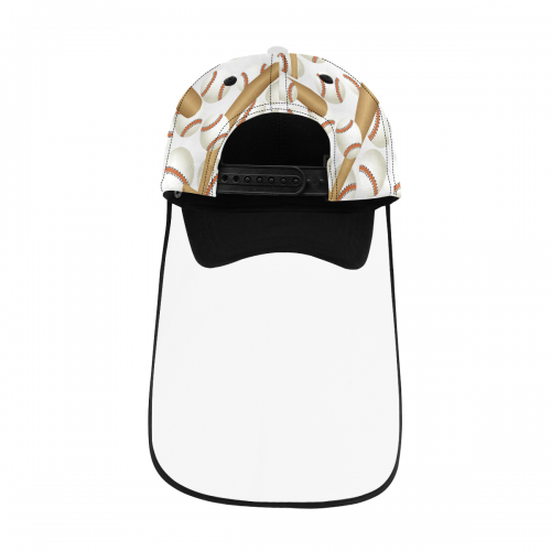 Baseball Cap With Detachable Protective Face Shield