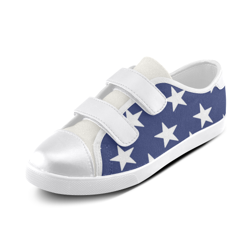 canvas shoes with velcro fastening