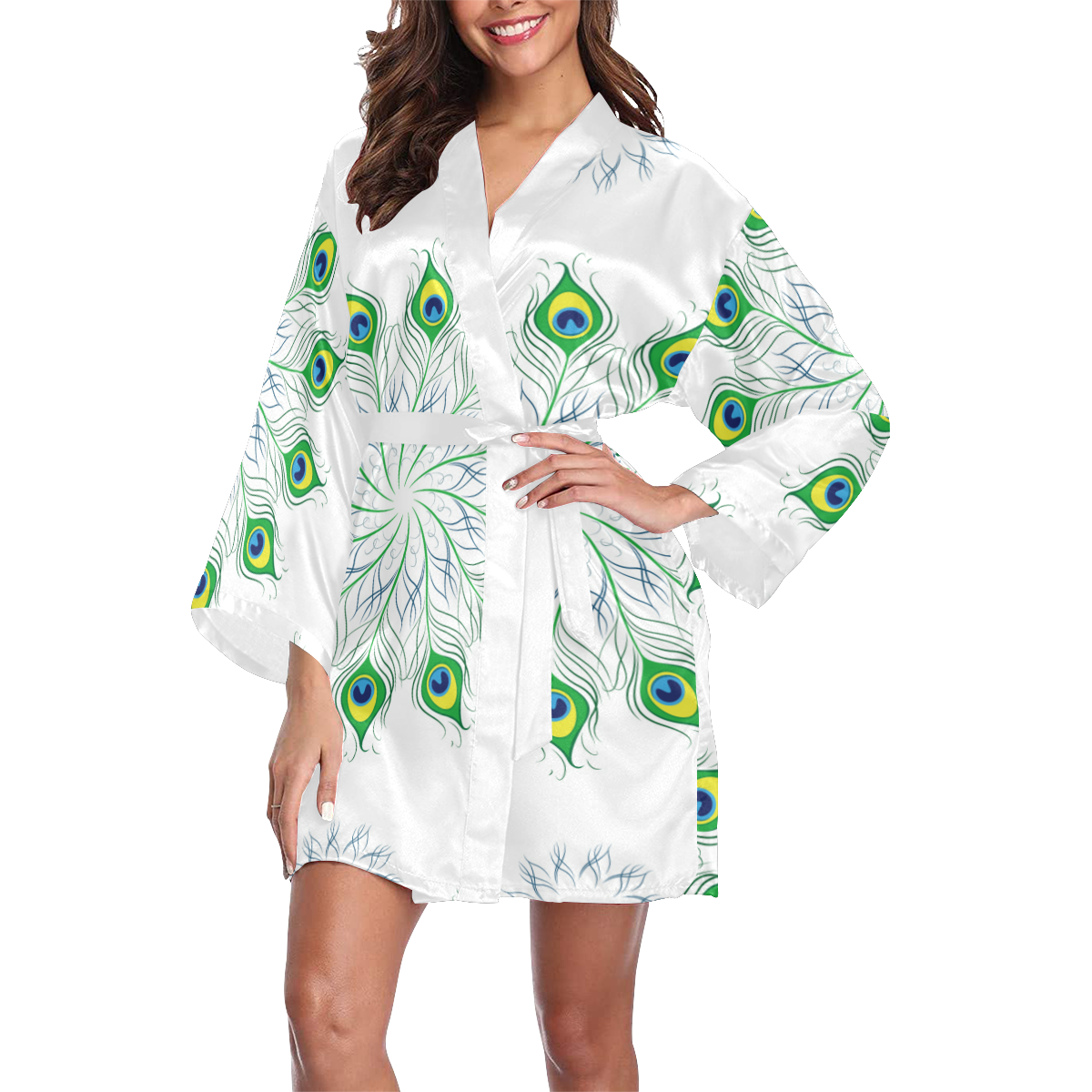 Women's Long Sleeve Kimono Robe