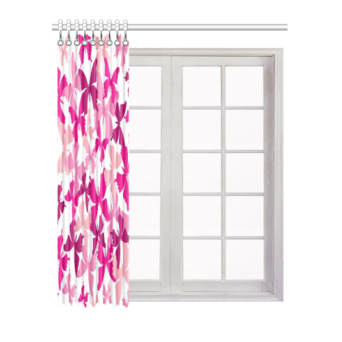Custom Window Curtain 52" x 63" (One Piece) - Print on Demand