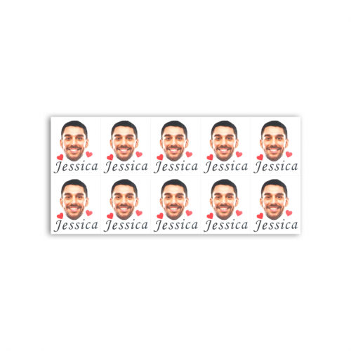 Personalized Photo Stickers(5x5cm)(10 Pieces)