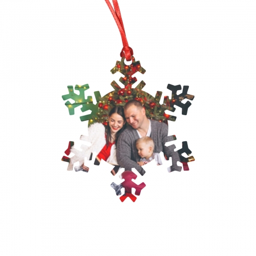 Personalized Snowflake Ornament(One Piece)
