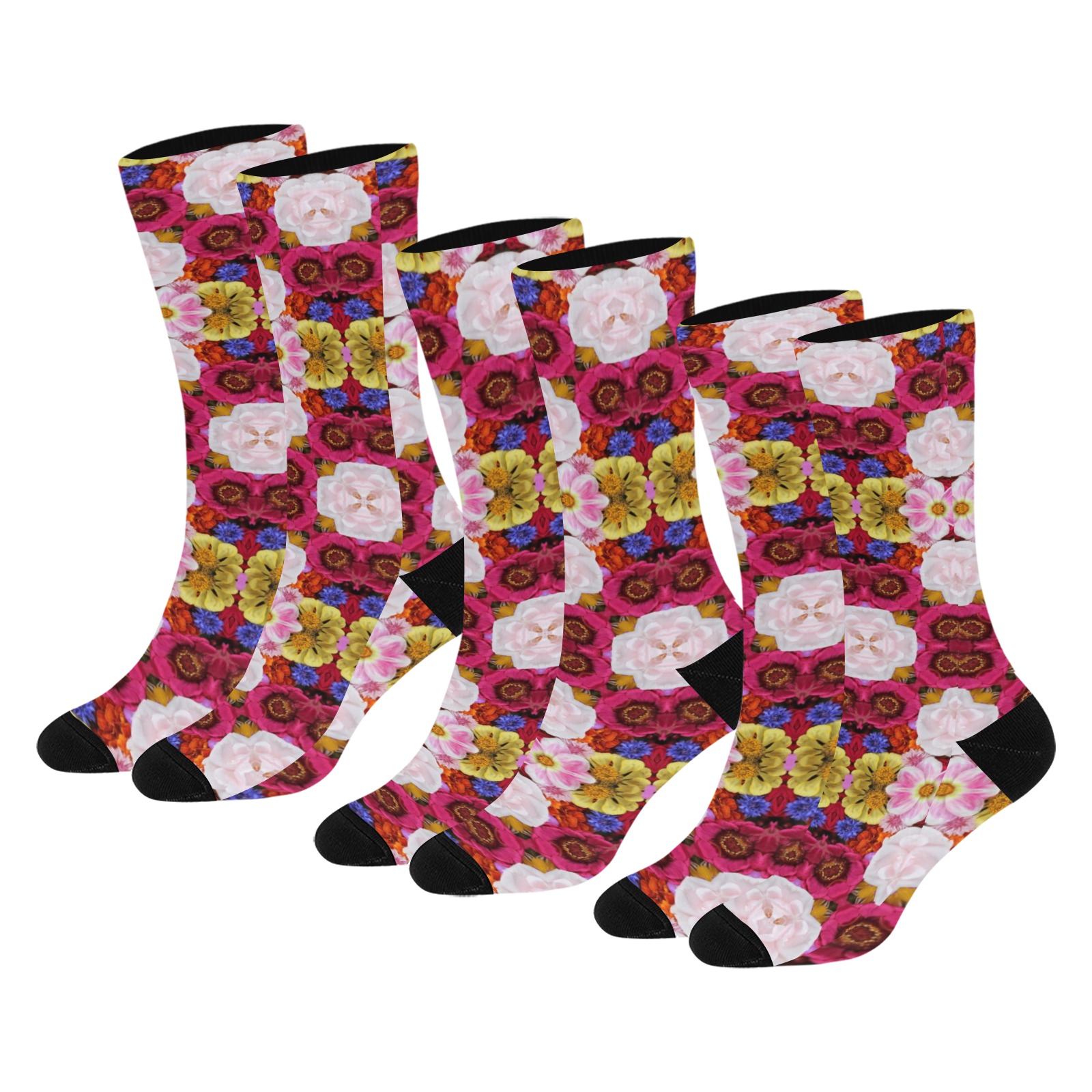 Sublimated Crew Socks(3 Packs)