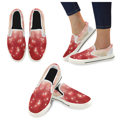 Slip-on Canvas Women's Shoes (Model 019)