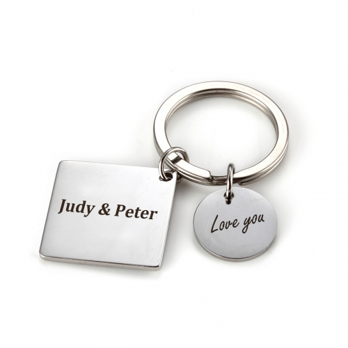 Personalized Engraved Calendar Keychain