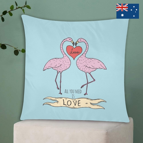 Custom Zippered Pillow Cases 20"x20"(Two Sides) | Ships from Australia