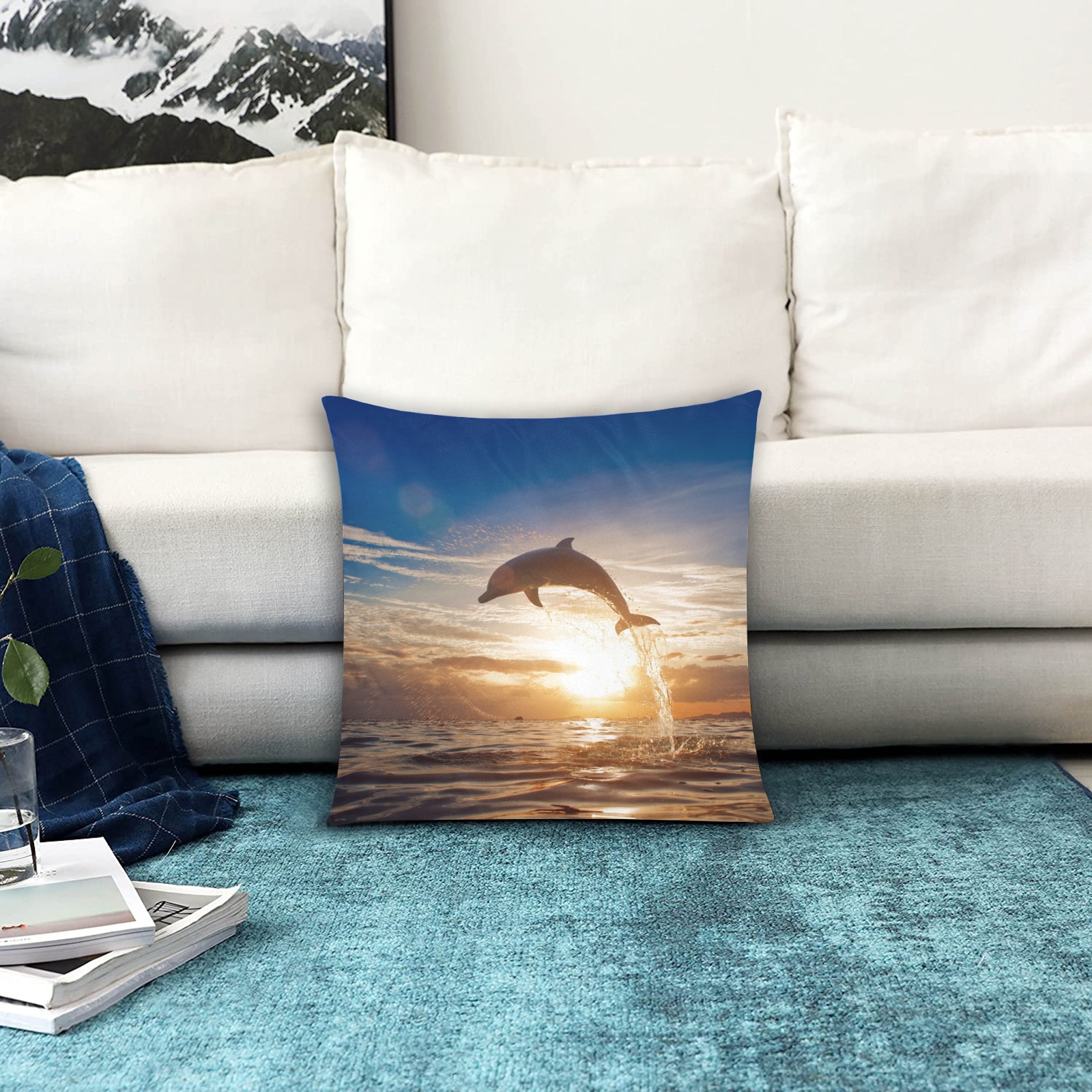 Custom Zippered Pillow Cases 16"x16"Upload Your Own Design InterestPrint