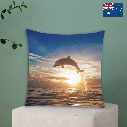 Custom Zippered Pillow Cases 16"x16" (Two Sides) | Ships from Australia