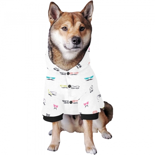 All Over Print Pet Dog Fuzzy Hoodie