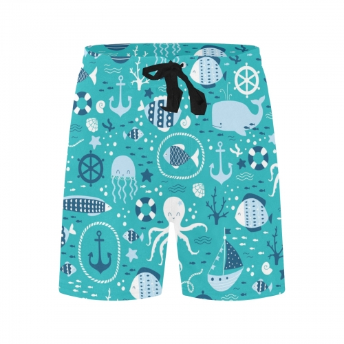 Men's Mid-Length Beach Shorts (ModelL47)