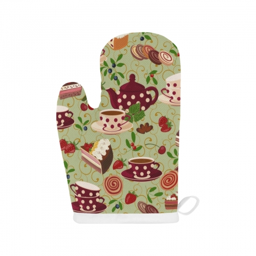 Heat Resistant Oven Mitts(Two Pieces)