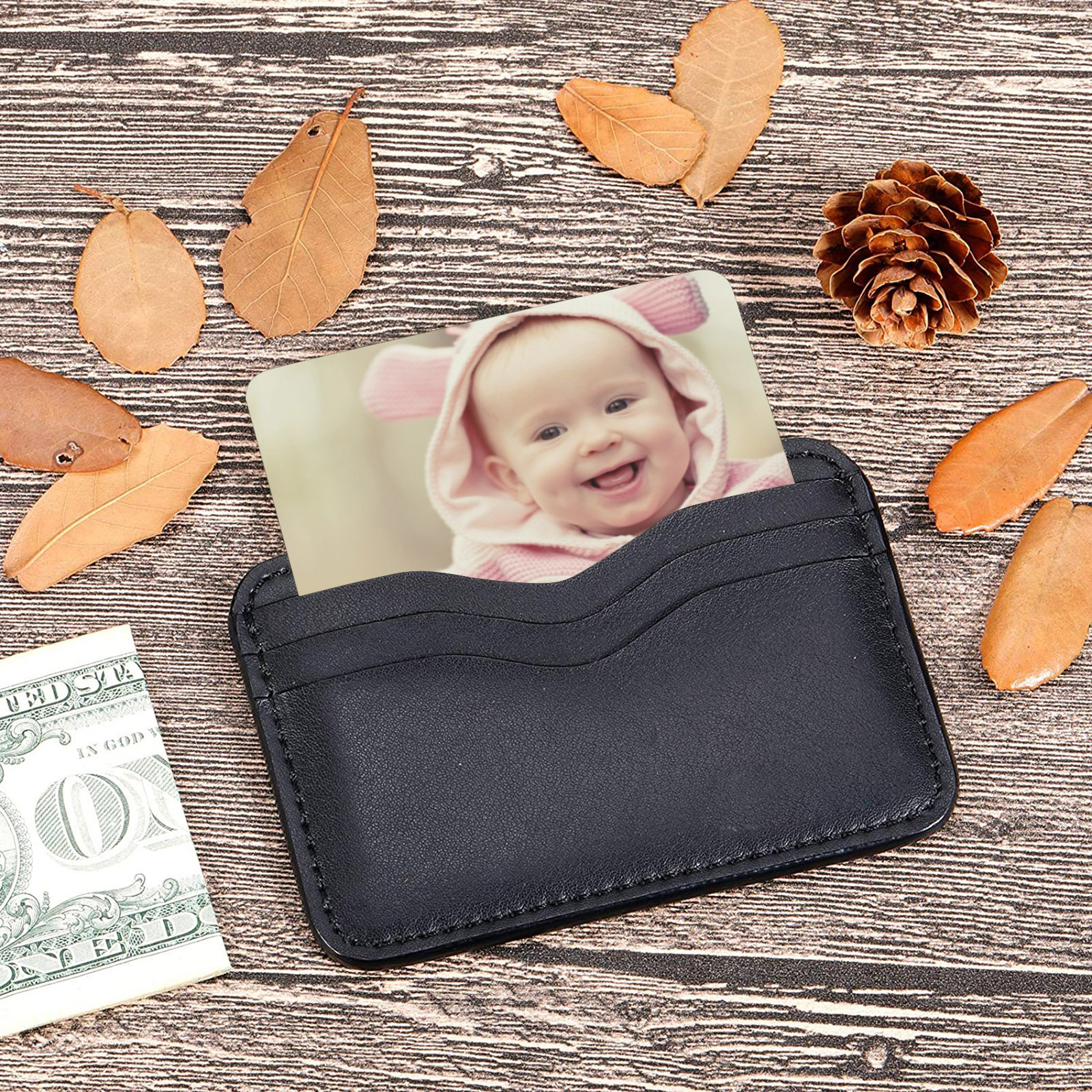 Personalized Wallet Insert Card (TwoSide Print)