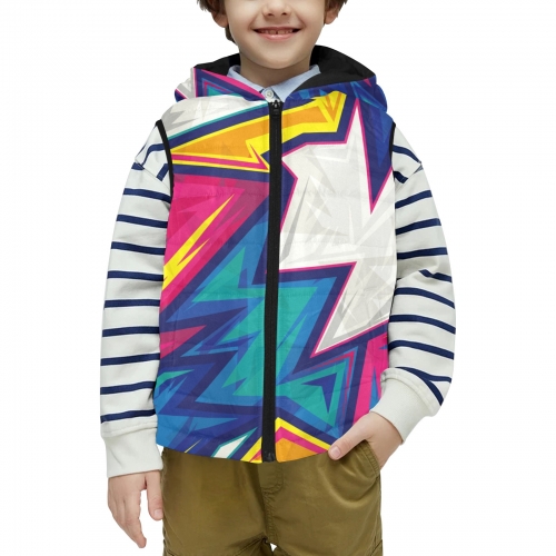 Kids' Hooded Padded Vest (ModelH47)