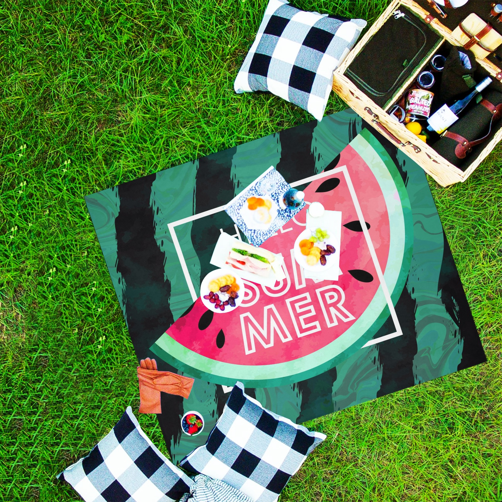 Waterproof Picnic Mat 61"x55"