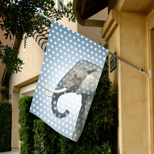 Garden Flag 28" x 40" (Two Sides with Different Printing)(Made in Queen)