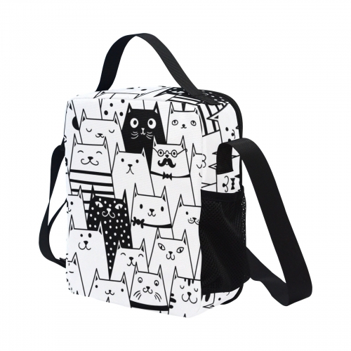 Kid's All Over Print Crossbody Insulated Lunch Bag (Model1722)