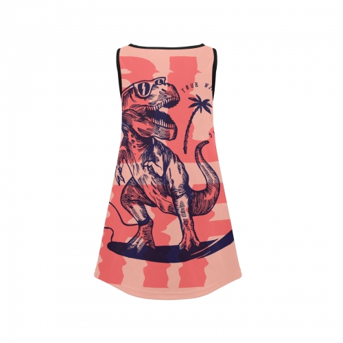 Girls' Sleeveless Dress (ModelD58)