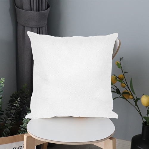 Linen Zippered Pillowcase 18" x 18"(One Side)