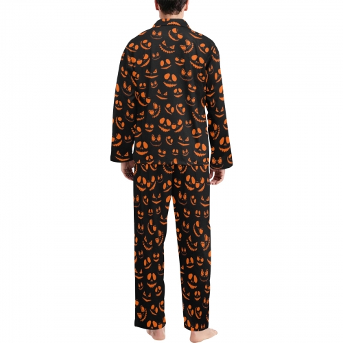 Men's Long Sleeve Pajama Set (ModelSets 02)