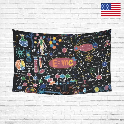 Cotton Linen Wall Tapestry 90" x 60" | Ships from USA