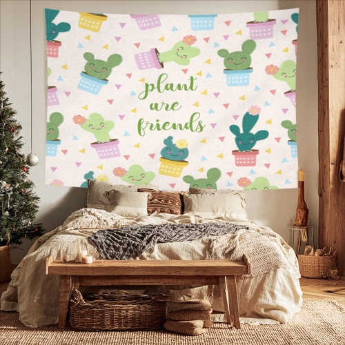 Cotton Linen Wall Tapestry 90" x 60" | Ships from USA