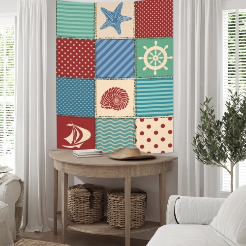 Cotton Linen Wall Tapestry 40" x 60" | Ships from USA