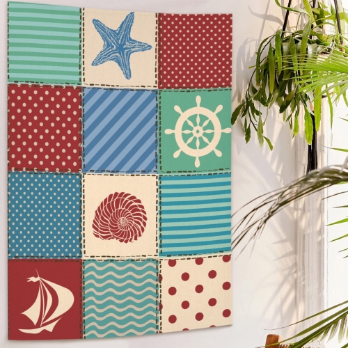 Cotton Linen Wall Tapestry 40" x 60" | Ships from USA