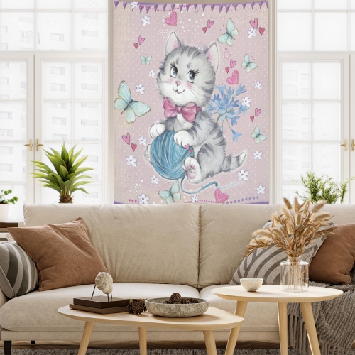 Cotton Linen Wall Tapestry 60" x 80" | Ships from USA