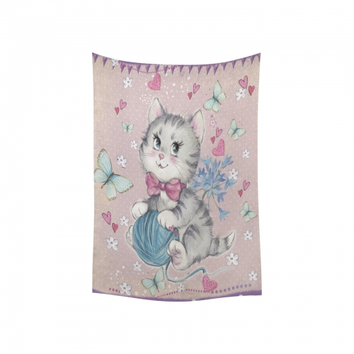 Cotton Linen Wall Tapestry 60" x 80" | Ships from USA