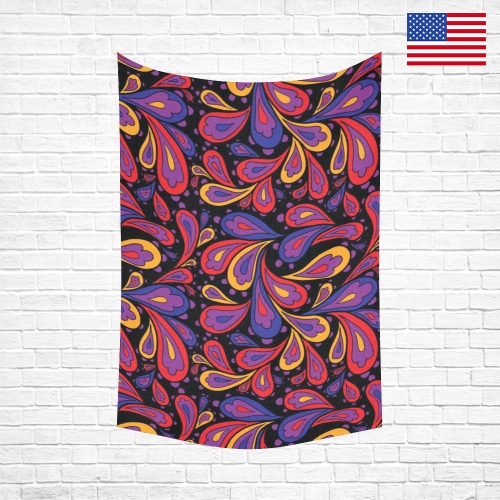 Cotton Linen Wall Tapestry 60" x 90" | Ships from USA