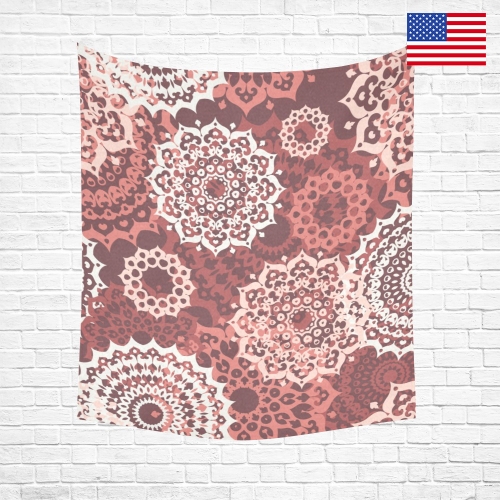 Cotton Linen Wall Tapestry 51" x 60" | Ships from USA