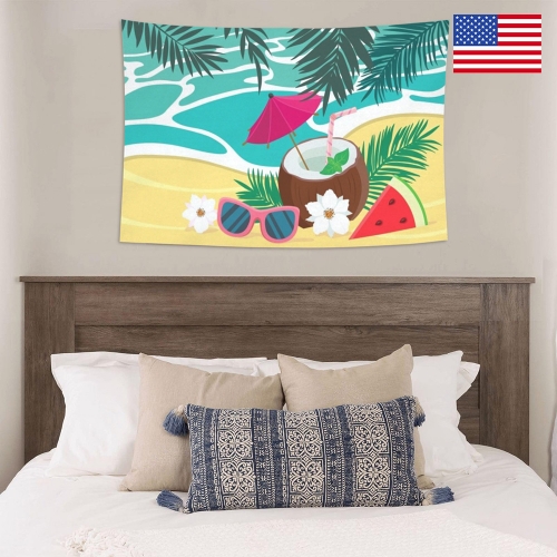 Polyester Peach Skin Wall Tapestry 60"x40" | Ships from USA