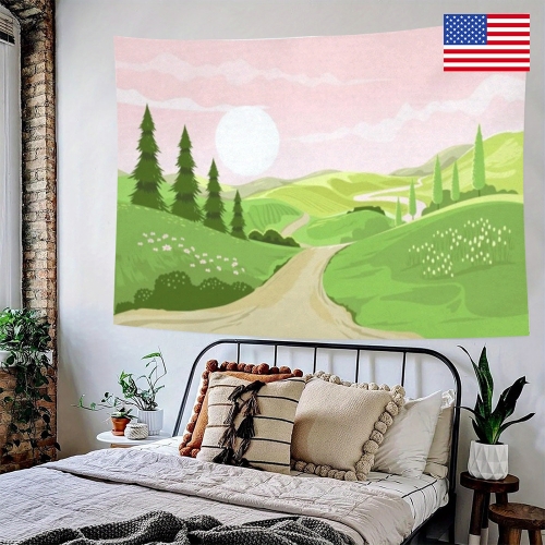 Polyester Peach Skin Wall Tapestry 80"x 60" | Ships from USA