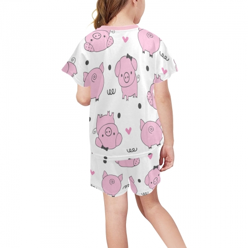 Big Girls' Short Pajama Set (ModelSets 01)