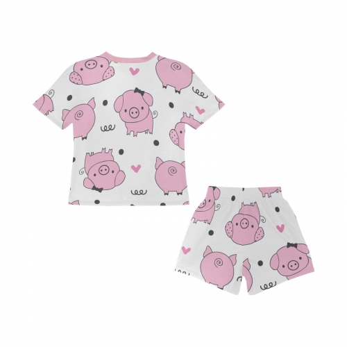 Big Girls' Short Pajama Set (ModelSets 01)