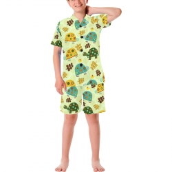 Big Boys' V-Neck Short Pajama Set (ModelSets 11)