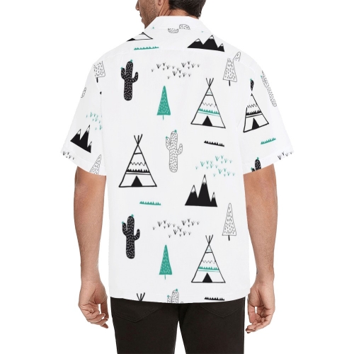 Men's All Over Print Hawaiian Shirt (ModelT58)(Merged Design)
