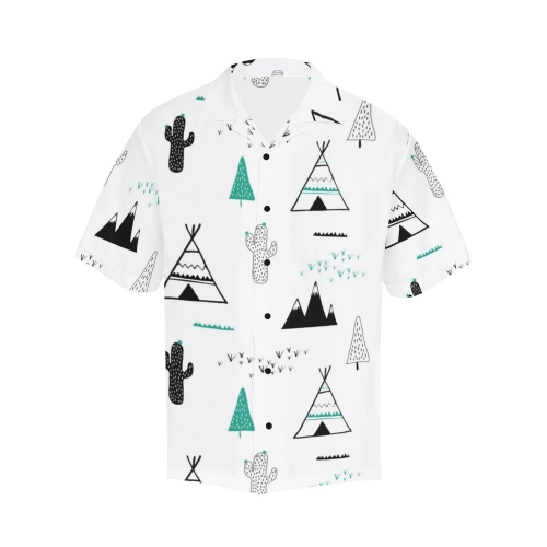 Men's All Over Print Hawaiian Shirt (ModelT58)(Merged Design)